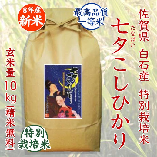 【令和8年産 新米】七夕こしひかり|佐賀県 白石産