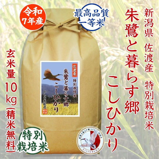 朱鷺（とき）と暮らす郷 こしひかり｜新潟県佐渡産
