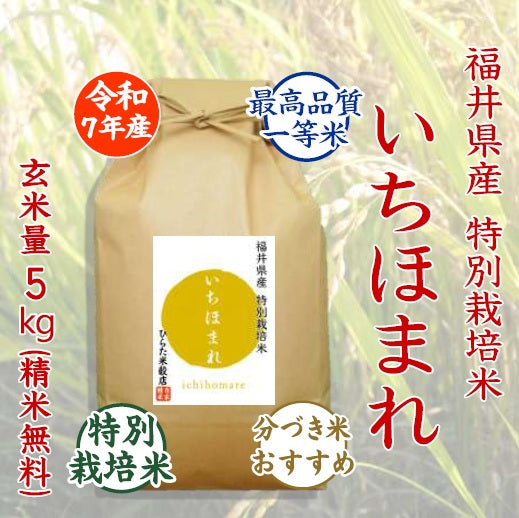 特別栽培米 いちほまれ｜福井県産