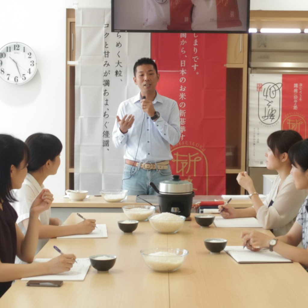 お米の伝道師 - 講習会の画像(背景のみぼかし)